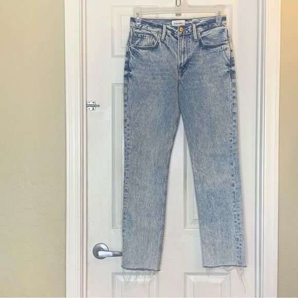 Frame Le Piper High Rise Straight Jeans Size 25 - Picture 12 of 13
